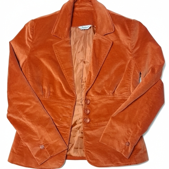 Women's Orange Jessica Blazer - Picture 2 of 4